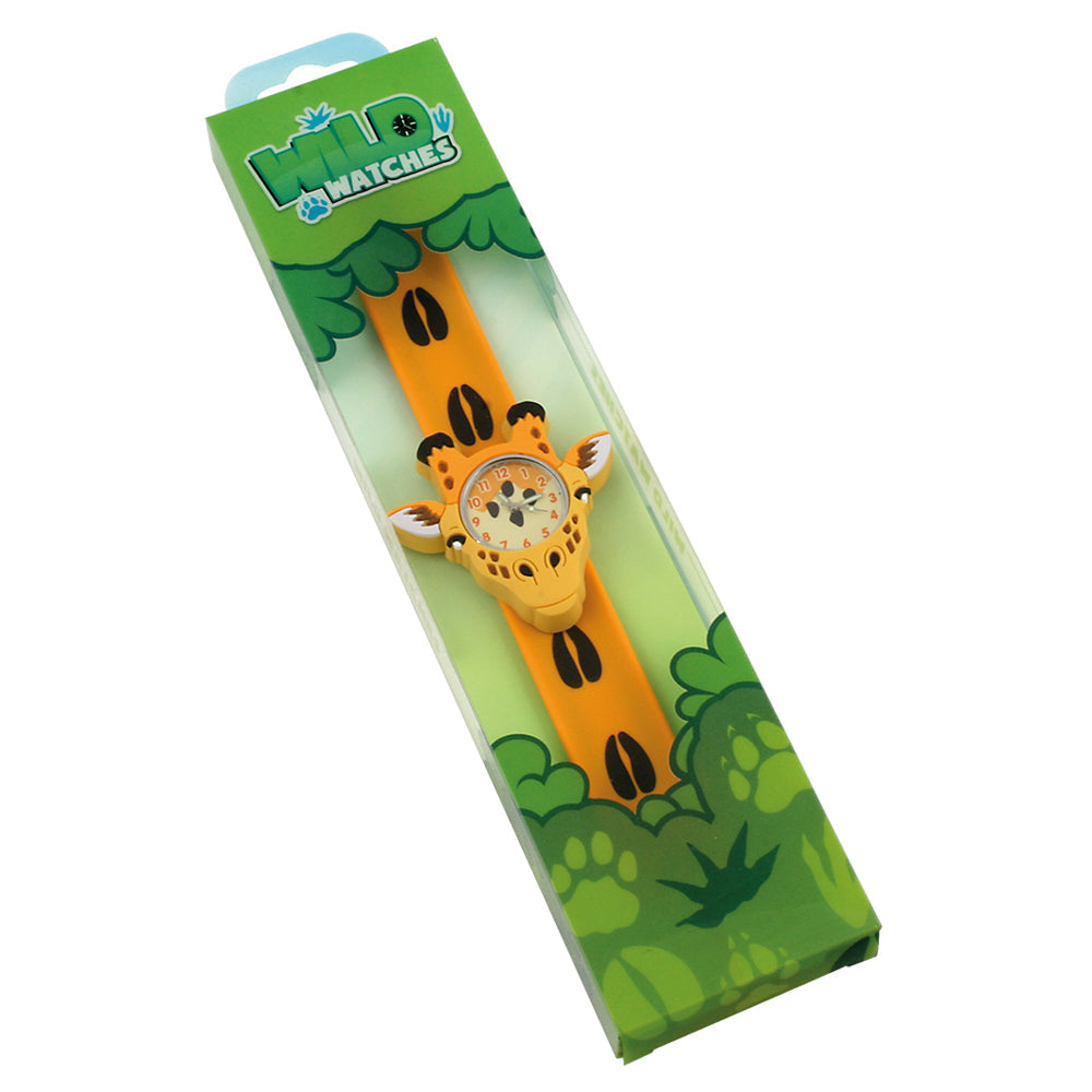 Wild Watches 25cm Giraffe Animal Snap Wrist Watch Kids/Child Analogue Wristwatch — image 2
