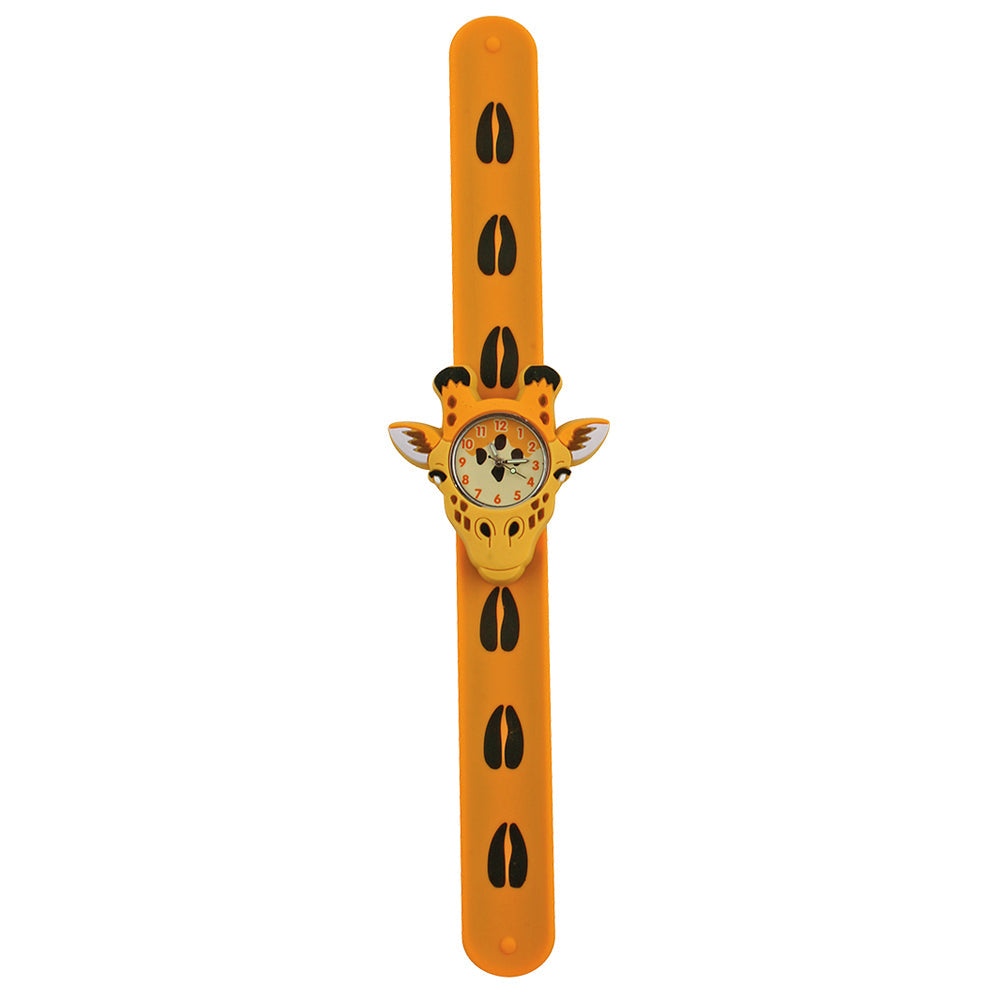 Wild Watches 25cm Giraffe Animal Snap Wrist Watch Kids/Child Analogue Wristwatch