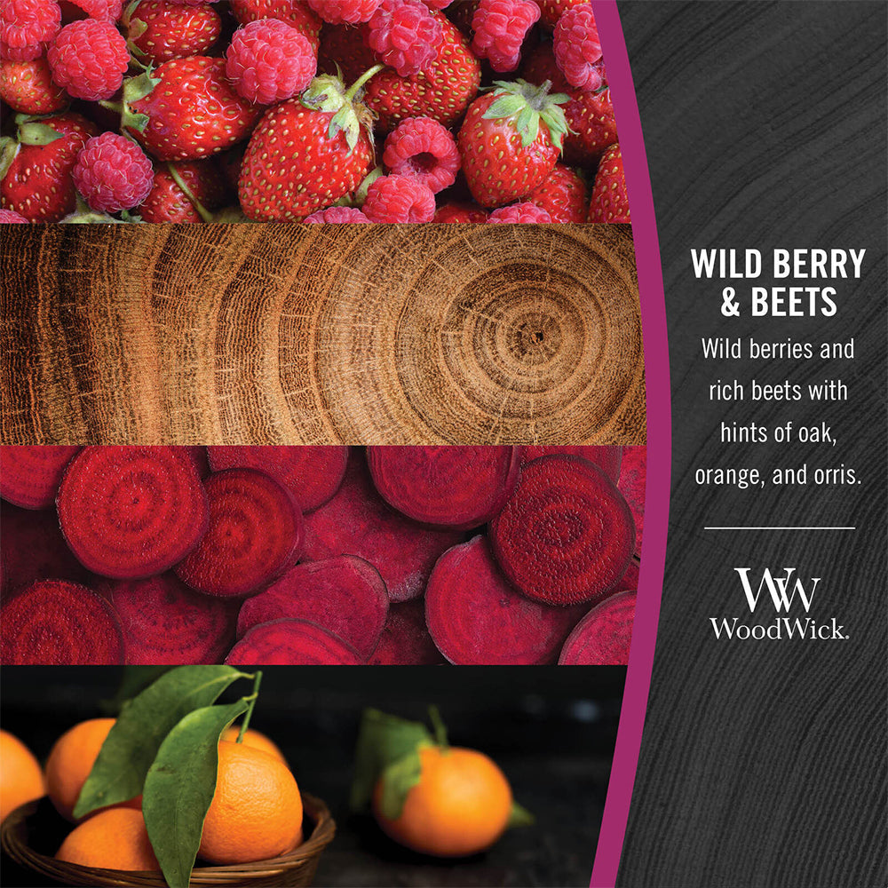 Woodwick Wild Berry & Beets Wax Melt Exquisite Fragrance Home High Scented Cube — image 2