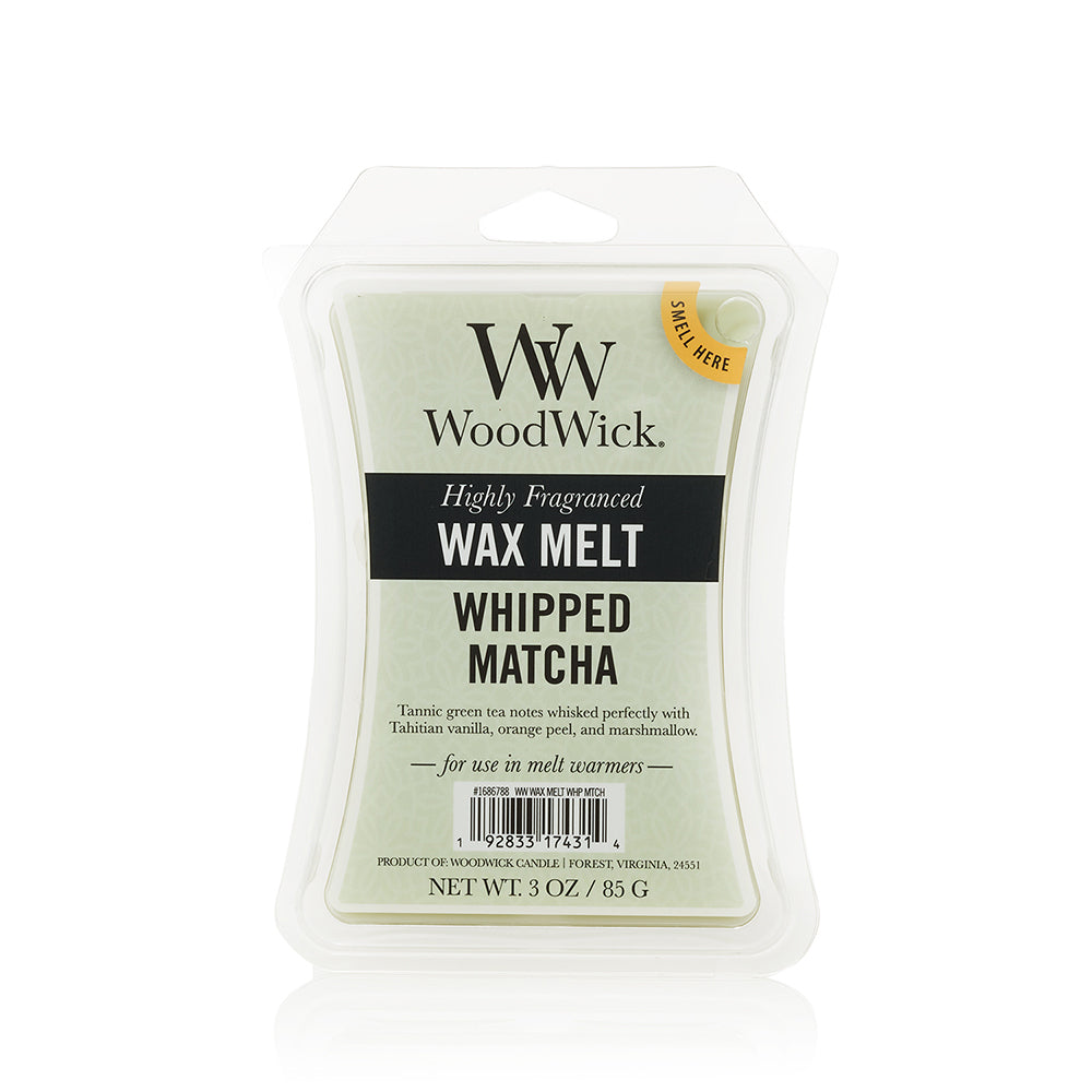 Woodwick Whipped Matcha Wax Melt Exquisite Fragrance Home/Room High Scented Cube