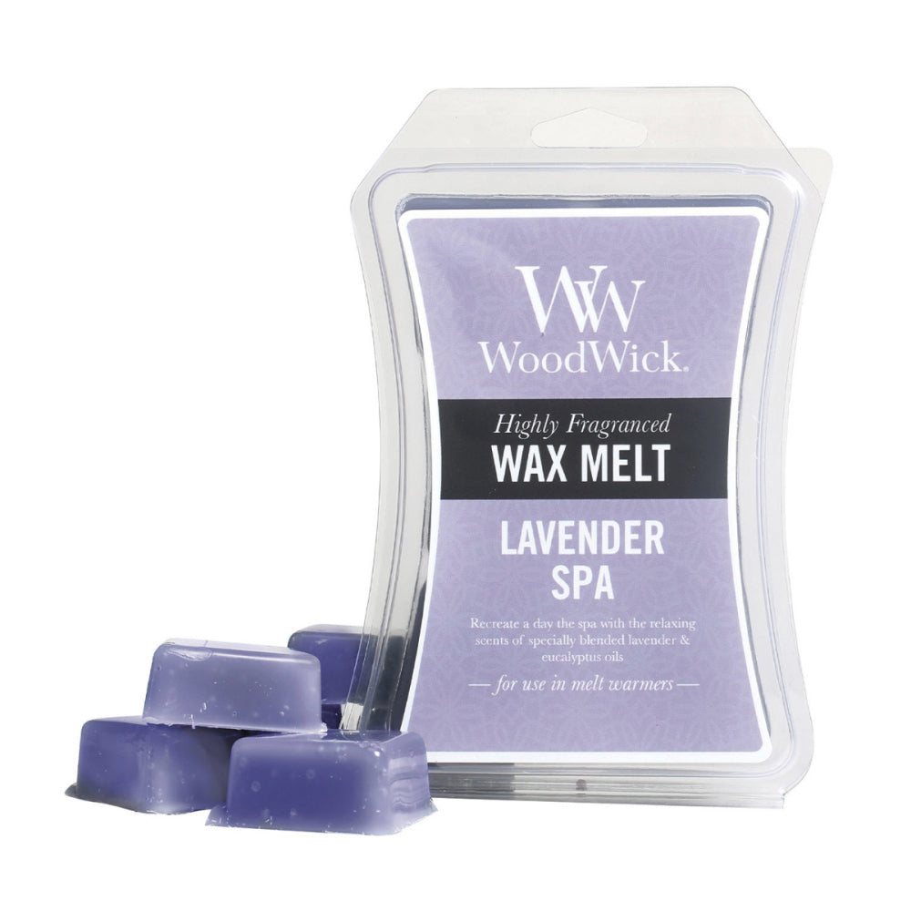 Woodwick 9.7oz Lavender Spa Scented Wax Melt Home Exquisite Fragrance Cube (4 Pack) — image 4