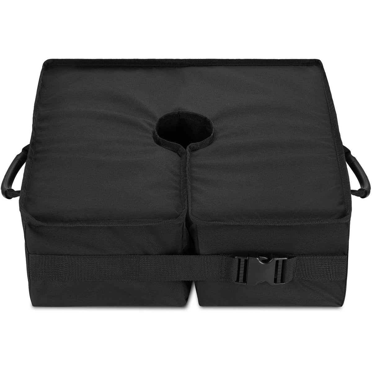 Rhino Basemate Slot Opening Umbrella Weighted Sandbag Support Base 18" Black