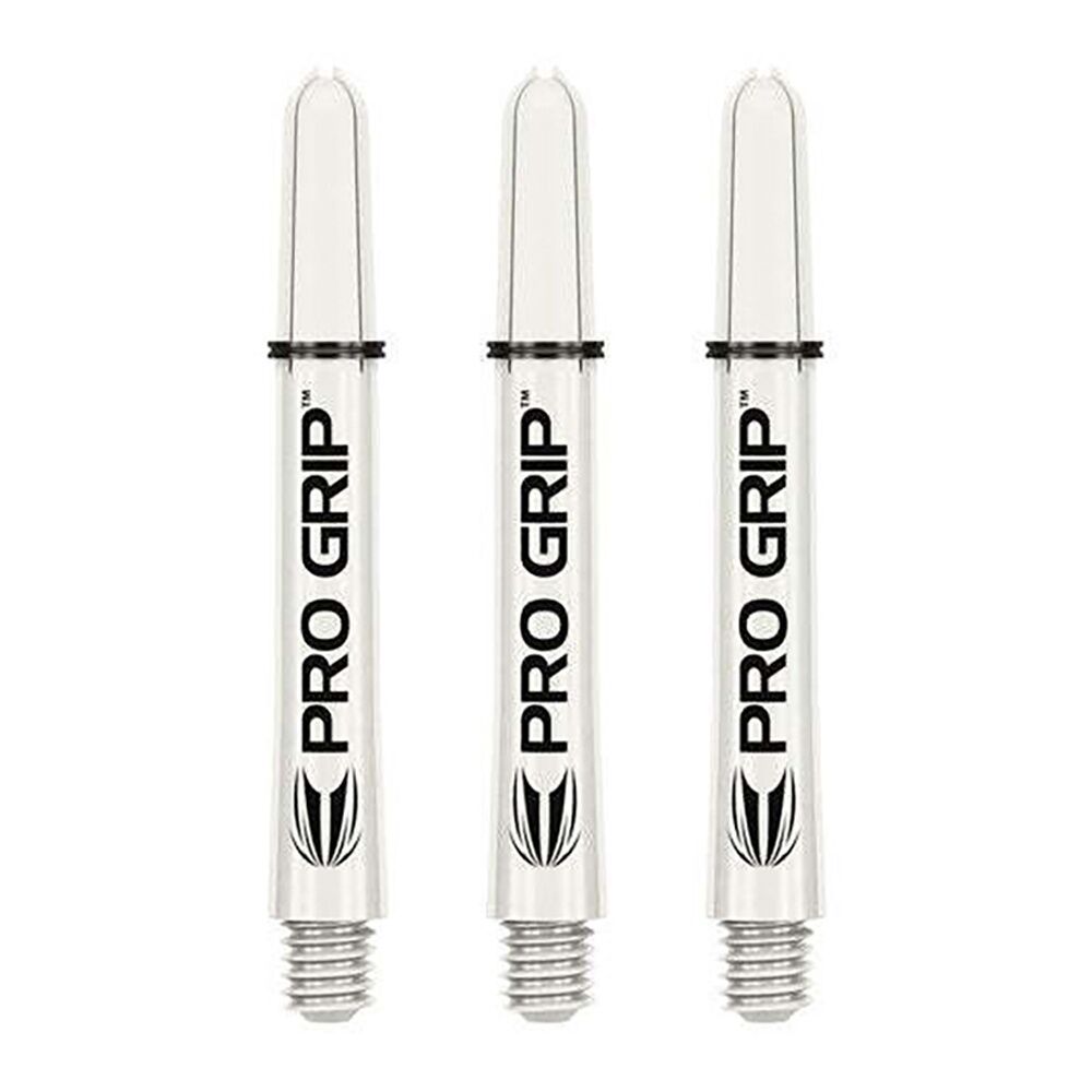 Target Pro Grip Shaft Dart Stem Throw Game Accessory Intermediate White (3 Pieces)