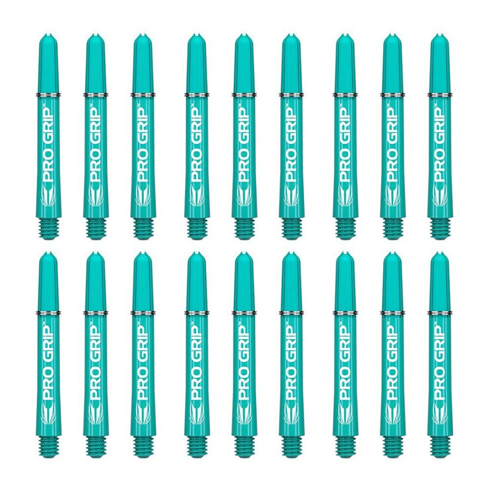 Target Pro Grip Nylon Shaft Replacement Dart Accessory Intermediate Aqua (18 Pieces)