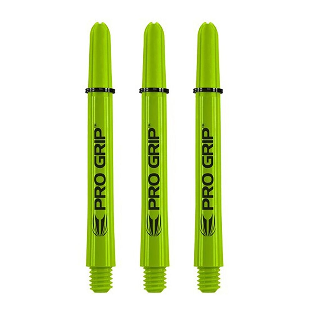 Target Pro Grip Nylon Shaft Replacement Dart Accessory Intermediate (3 Pieces) — Lime Green