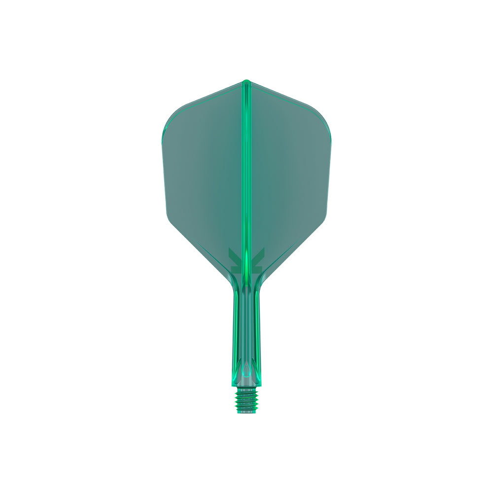 Target K-Flex Moulded Flight & Shaft Dart Accessory No.6 Intermediate — Green