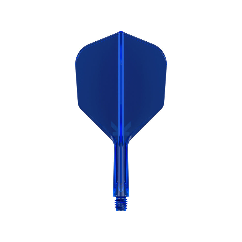 Target K-Flex Moulded Flight & Shaft No.6 Dart Throw Game Accessory Medium Blue