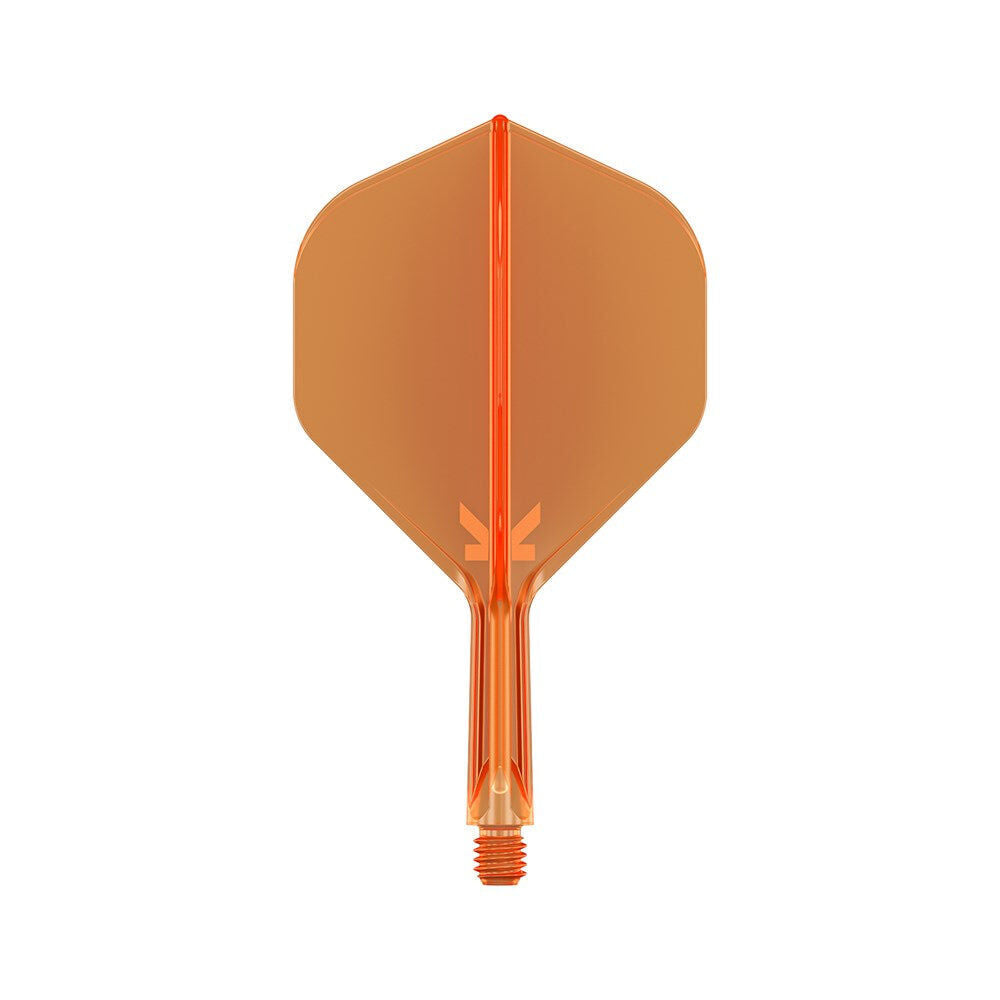 Target K-Flex No 2 Durable Dart Flight & Shaft Short 19mm Neon Orange (3 Pieces) — image 2
