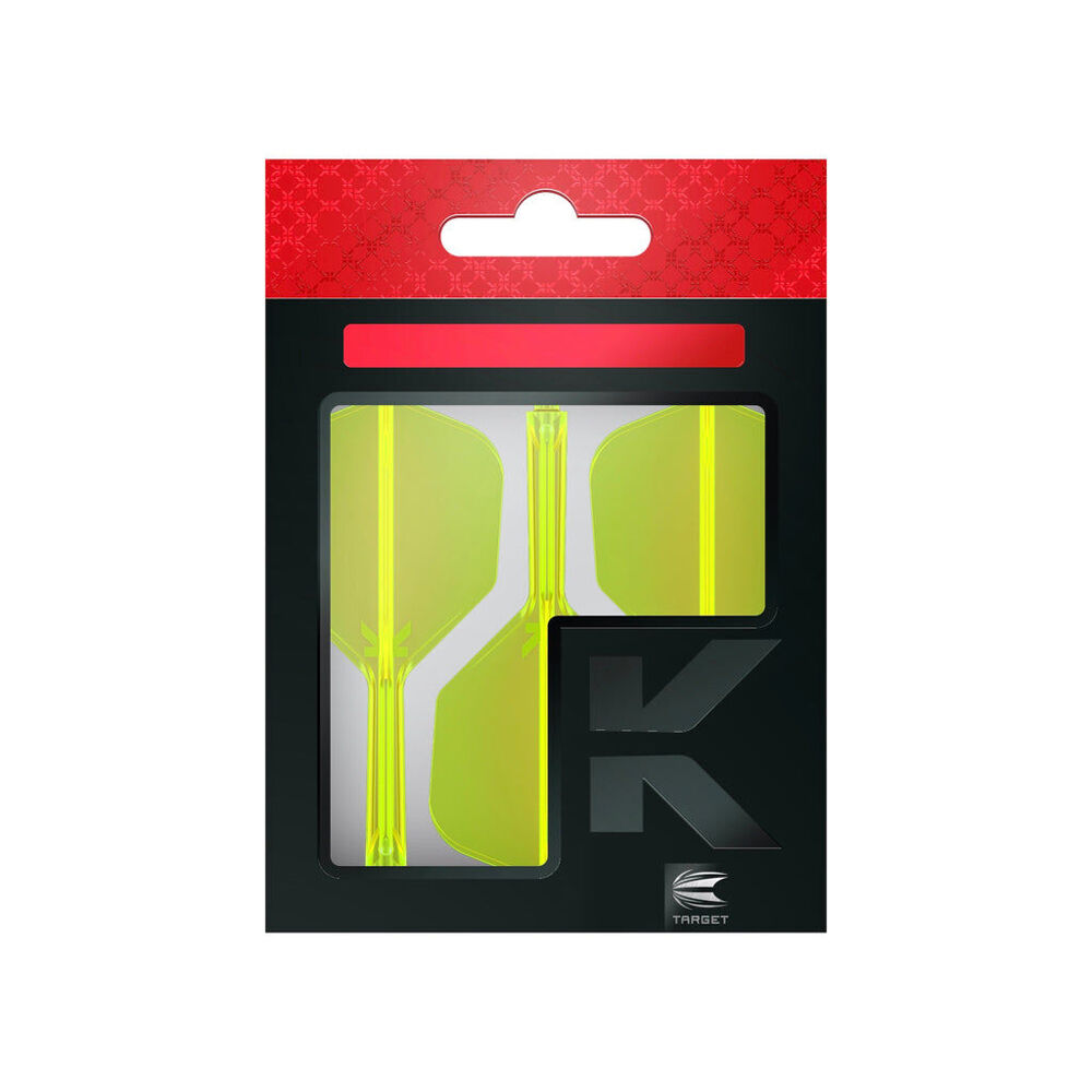 Target K-Flex No 6 Durable Dart Flight & Shaft Medium 33mm Neon Yellow (6 Pieces) — image 2