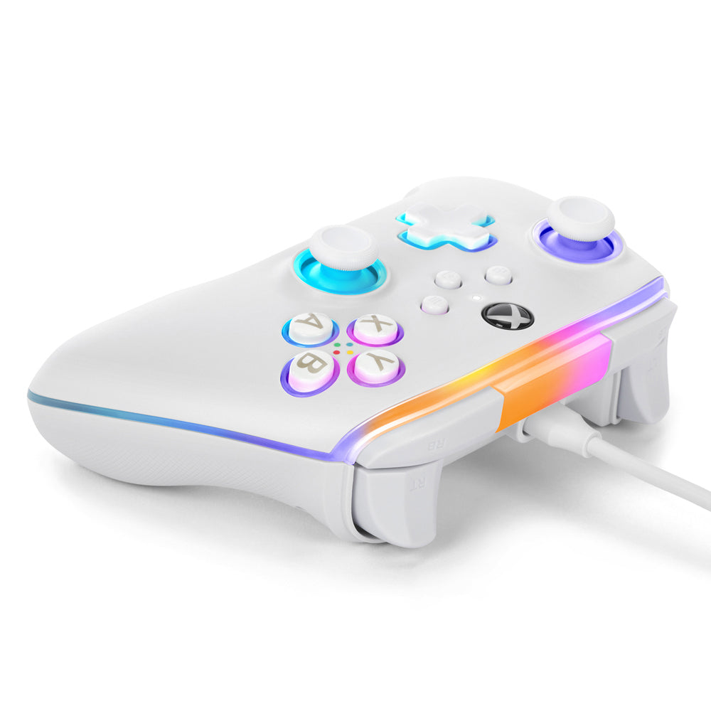 Powera Xbox Series S/X 3m Wired Console Gaming Controller Lumectra White — image 6