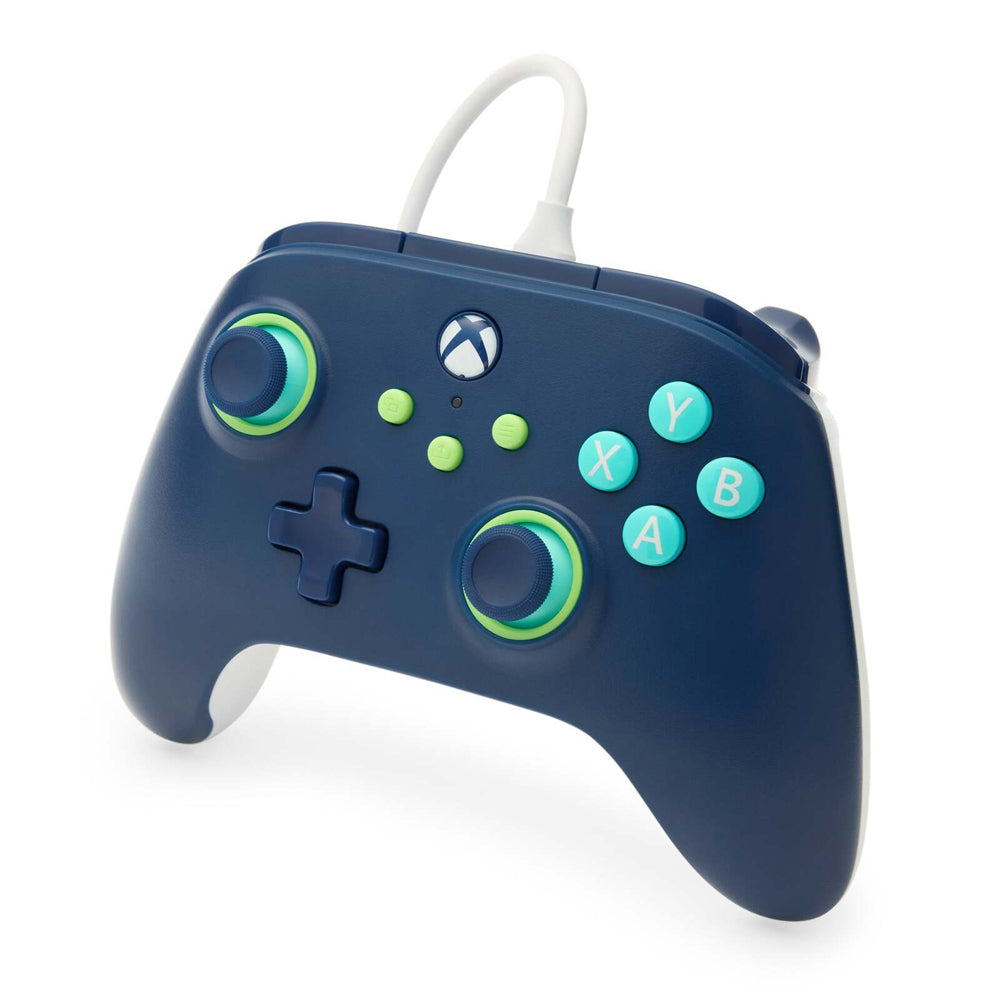 Powera Xbox Series X/S Wired Lightweight Gaming Controller Mariner Blue