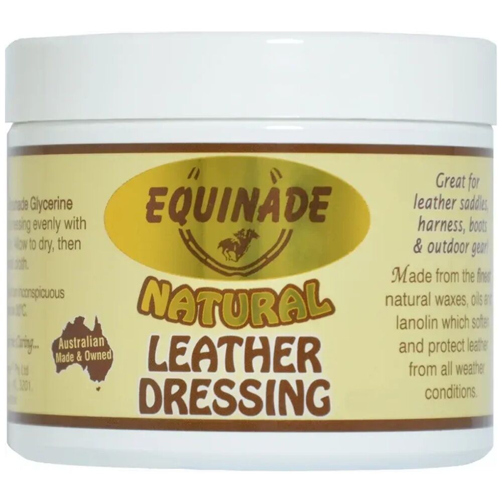 Equinade 400g Natural Leather Dressing Saddle Harness & Boot Care