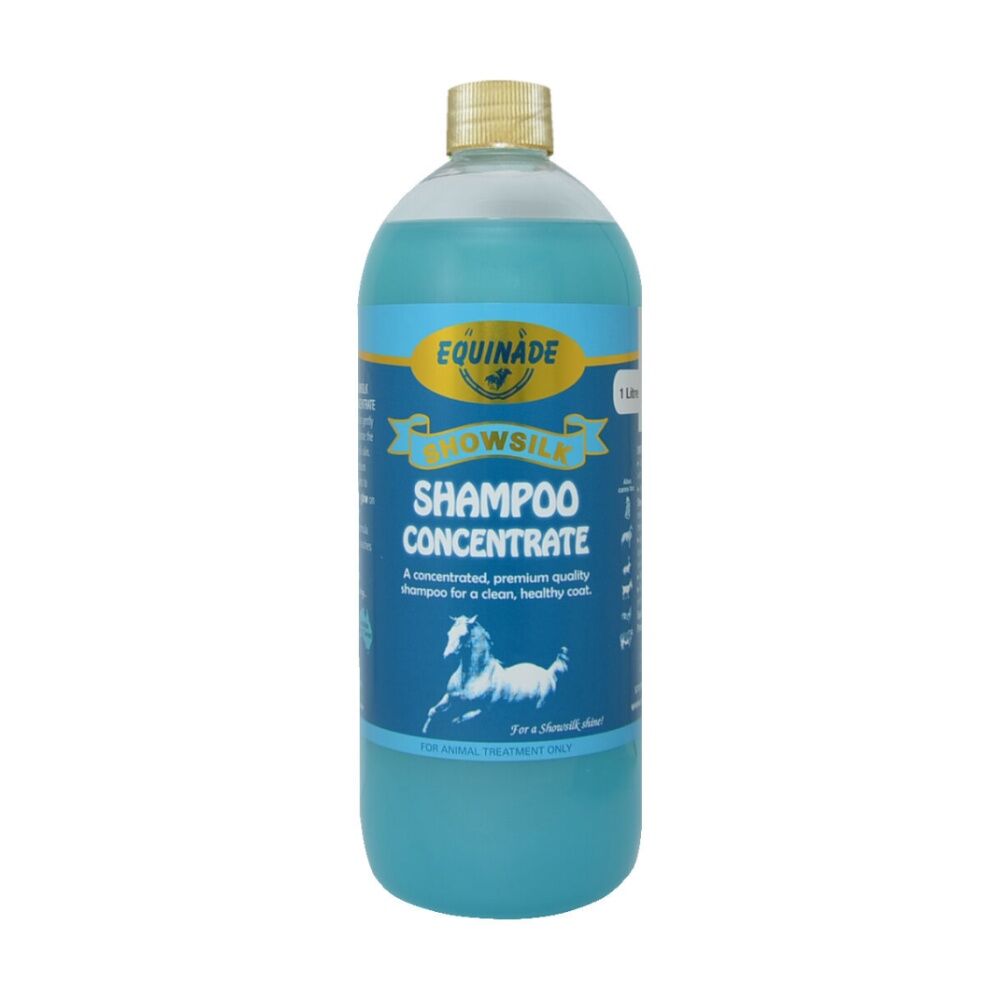 Equinade Showsilk Glo Concentrate Horse Coat Grooming Care Shampoo 1L (2 Pack) — image 2