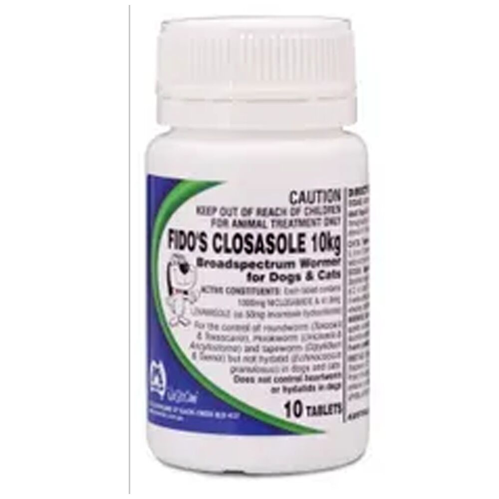 Fidos Closasole Pet Medication Tablets For Dogs & Cats 10kg (10 Pieces) — image 2