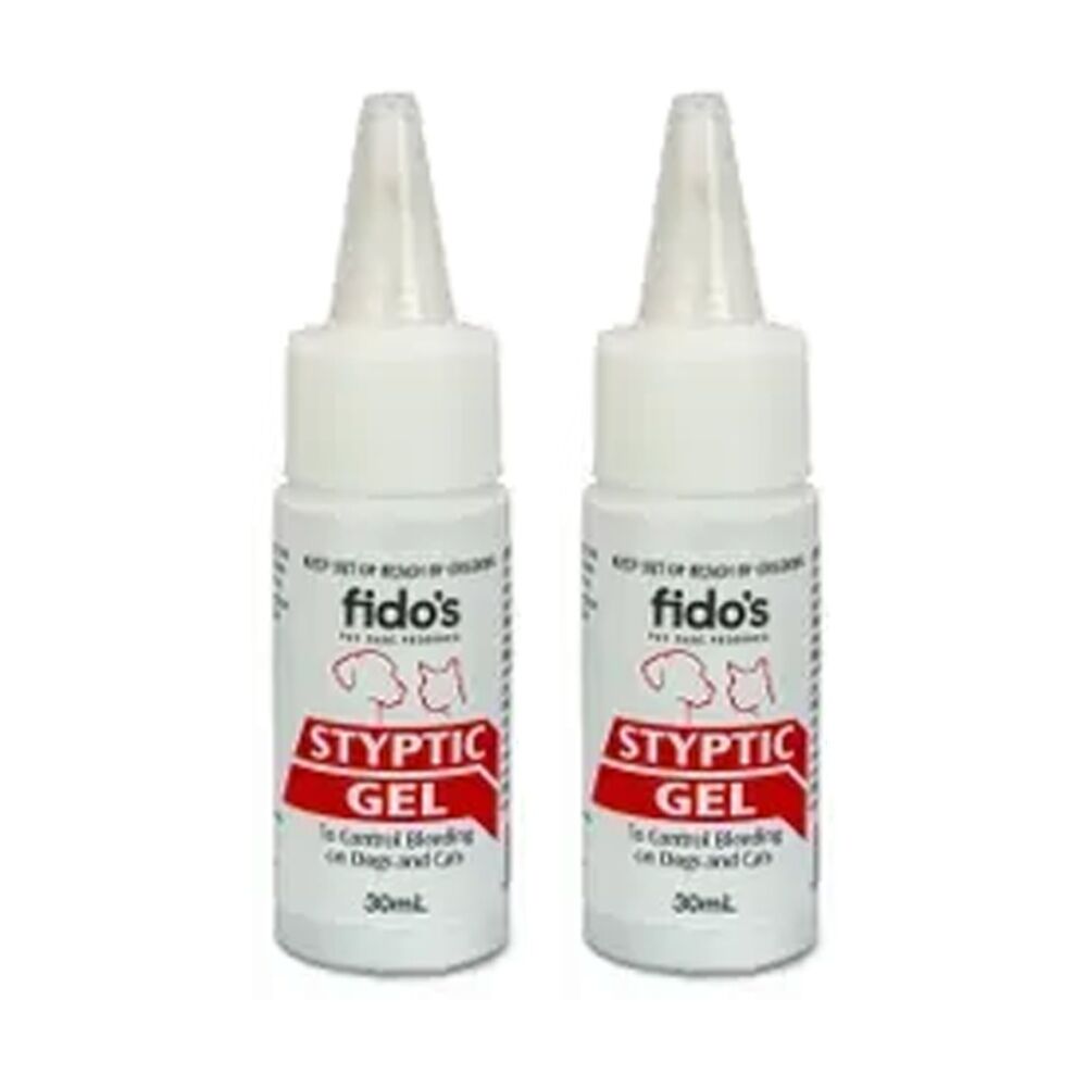 Fidos Pet Dog & Cat First Aid Bleeding Control Styptic Gel 30ml (2 Pack)