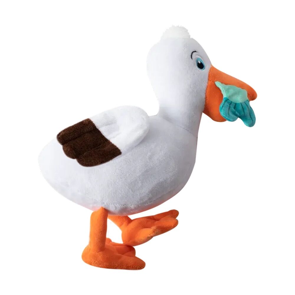 Fringe Studio Multicolour Lunch Break Seagull Soft Plush Dog Toy