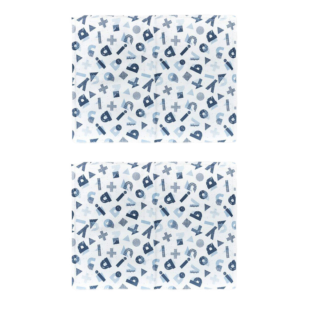 Ibiyaya Chill Pad Dog/Cat Self Cooling Mat 50x65cm Doodle Letters (2 Pack)