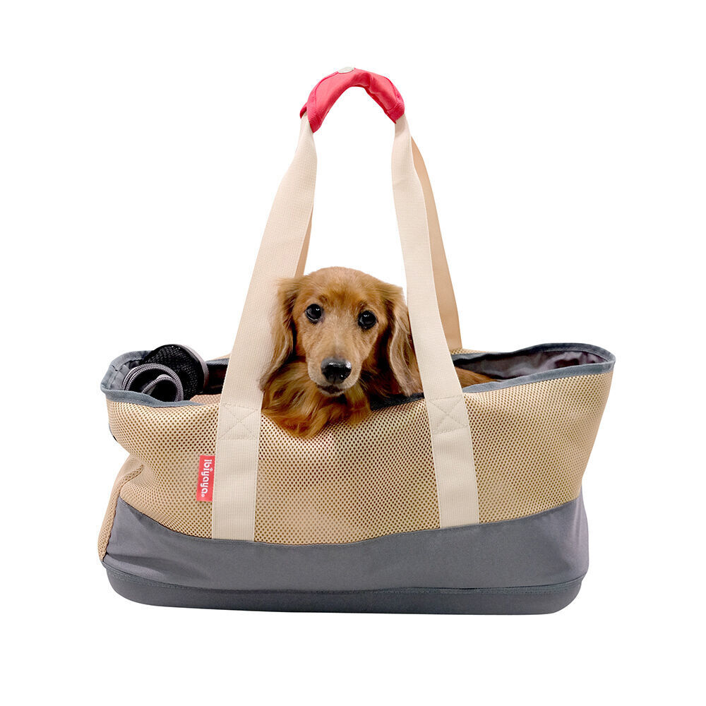 Ibiyaya Light Pet Carrier with Hardshell Base for Dachshunds & Long Pets — image 2