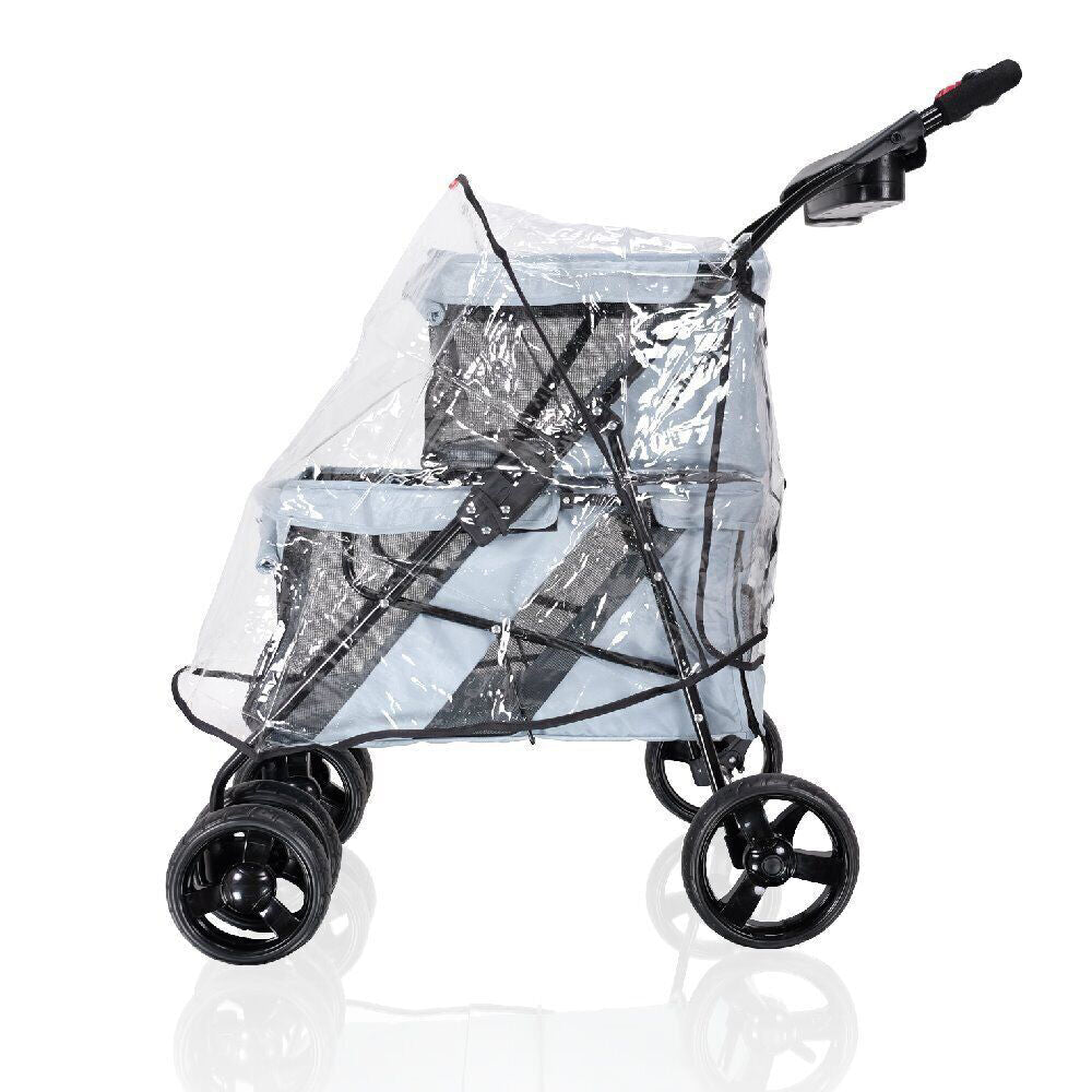 Ibiyaya Universal Waterproof Raincover Pet Stroller PVC With Ventilation