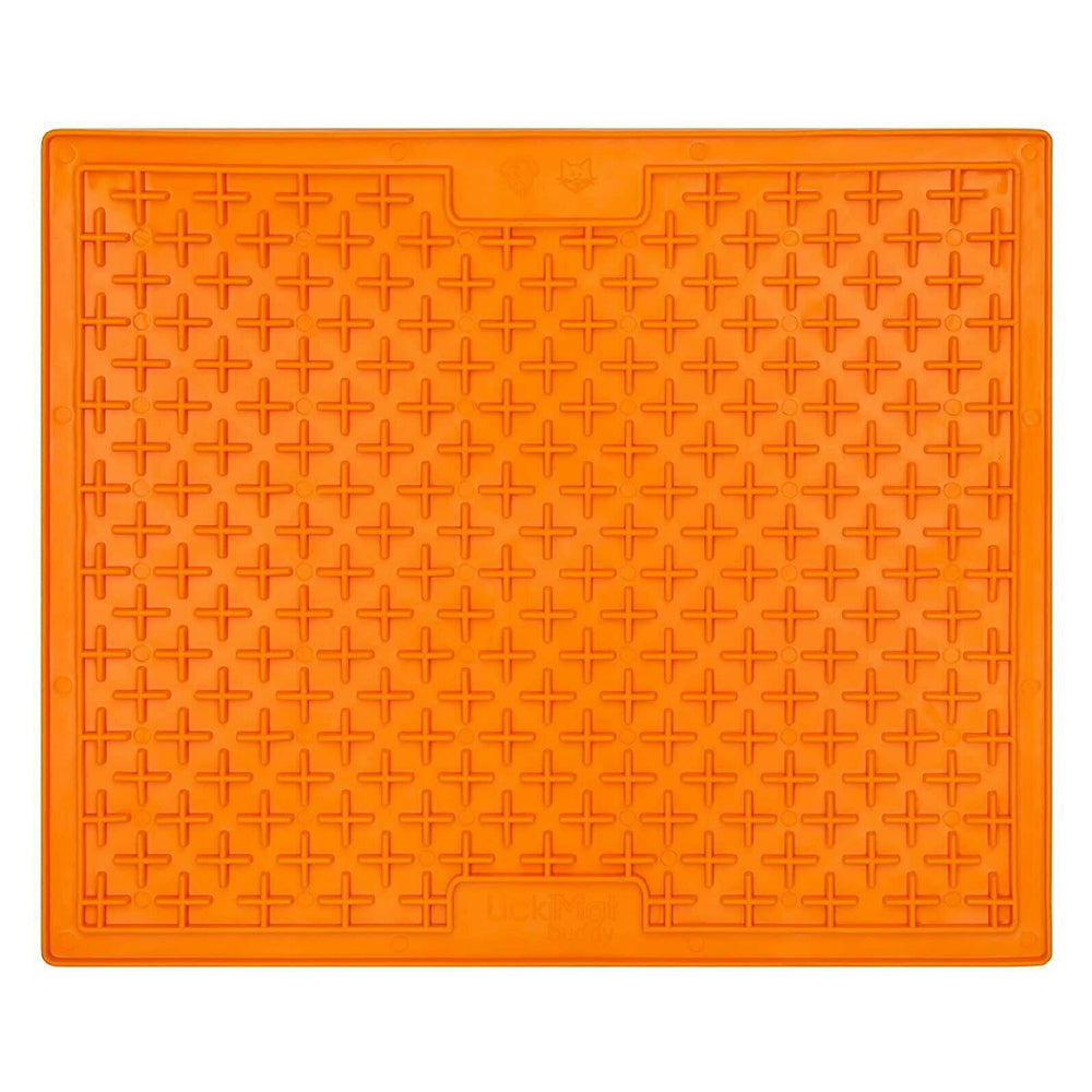 Lickimat Pet Dog XL Classic Buddy 20cm Feeding/Licking Mat Slow Feeder Orange — image 2