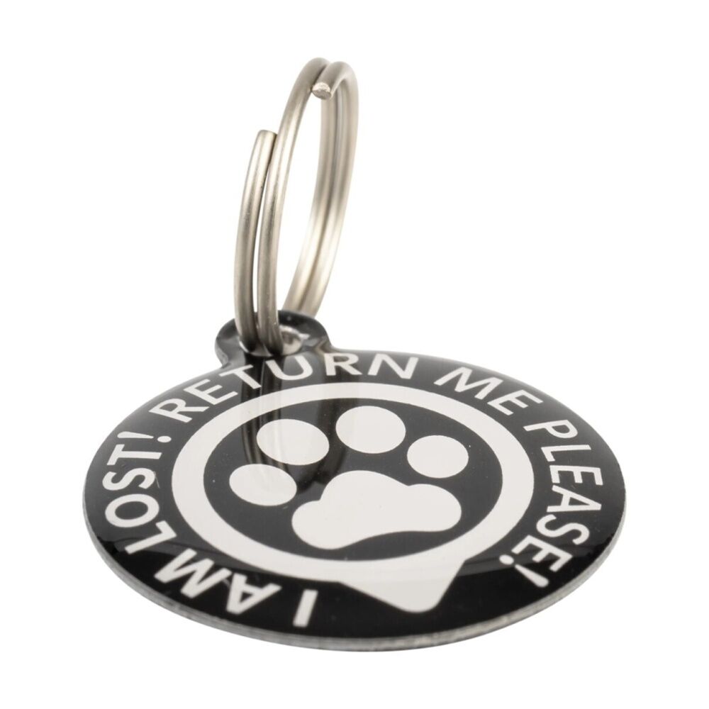 Max & Molly 180x100x10mm Black Gotcha Smart Pet ID Tag w/ QR Code