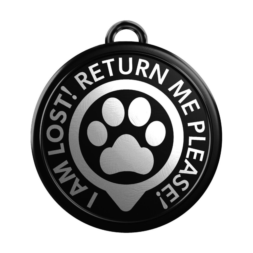 Max & Molly 180x100x10mm Black Gotcha Smart Pet ID Tag w/ QR Code — image 2