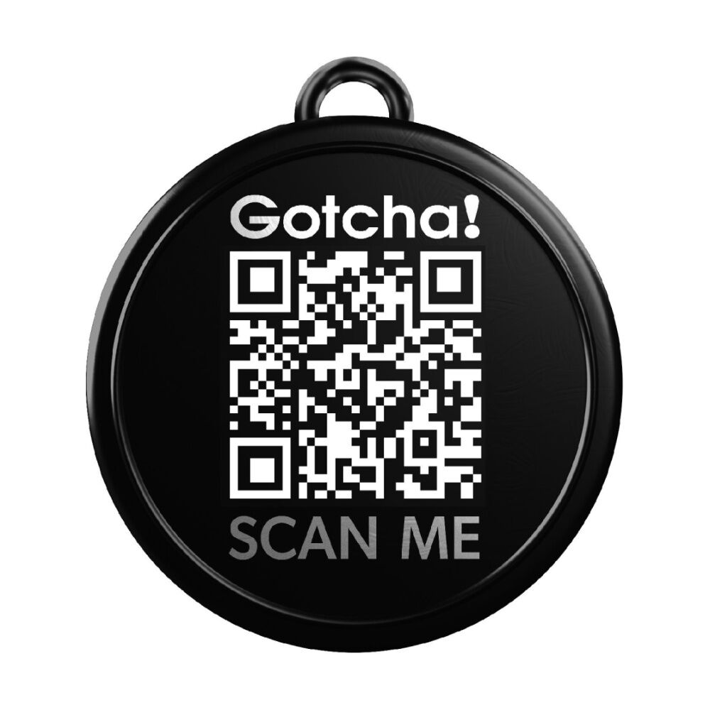 Max & Molly 180x100x10mm Black Gotcha Smart Pet ID Tag w/ QR Code — image 3