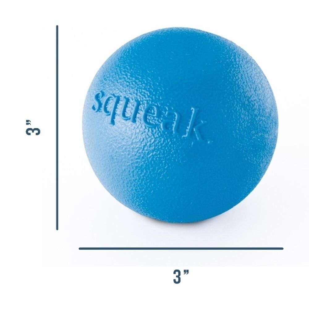 Planet Dog 77x77x77mm Blue Orbee Tuff Fresh Breath Squeaker Fetch Ball Pet Toy — image 2