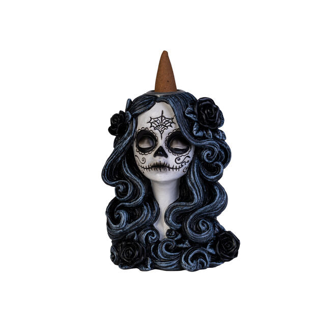 Dead & Beautiful Backflow Burner Incense Gothic Black/White Black Rose