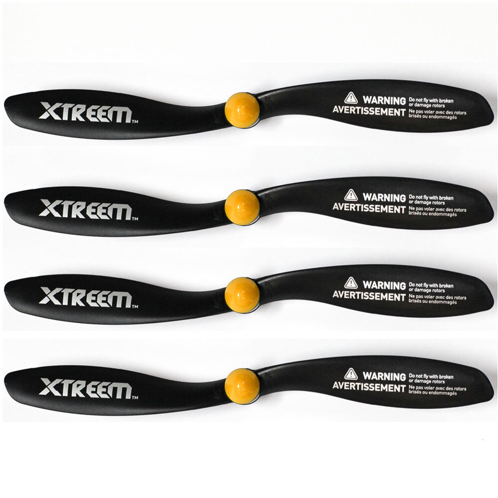 Xtreem FlyEye Rotor Blades Front/Rear Propeller Accessories for Drone Black (16 Pieces) — image 2