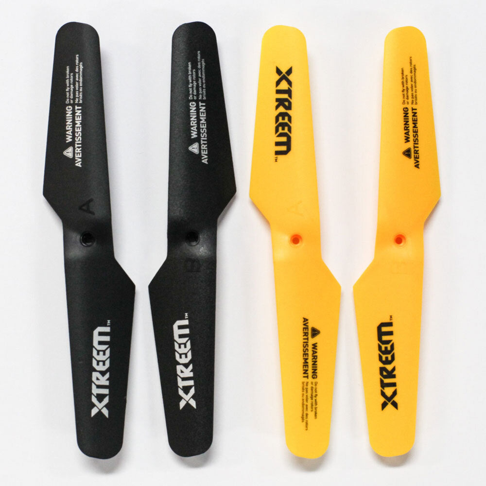 Xtreem Raptor Rotor Blades Front/Rear Propeller Accessories for Drone Blk/yl (8 Pieces) — image 2