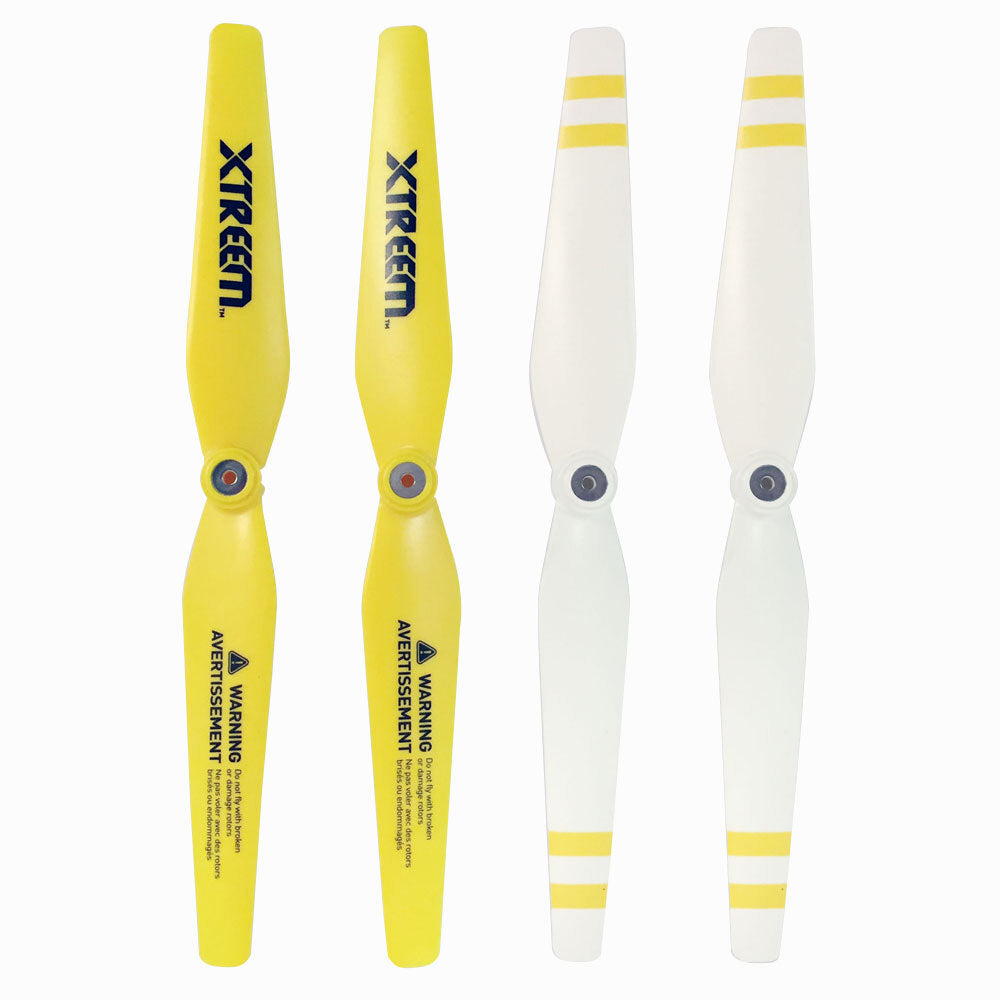 Xtreem Sky Ranger Rotor Blades Front/Rear Propeller for Drone White/Yellow (4 Pieces) — image 2