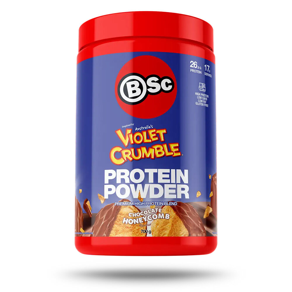 BSc 700g Chocolate Honeycomb x Violet Crumble Protein Powder Post Workout