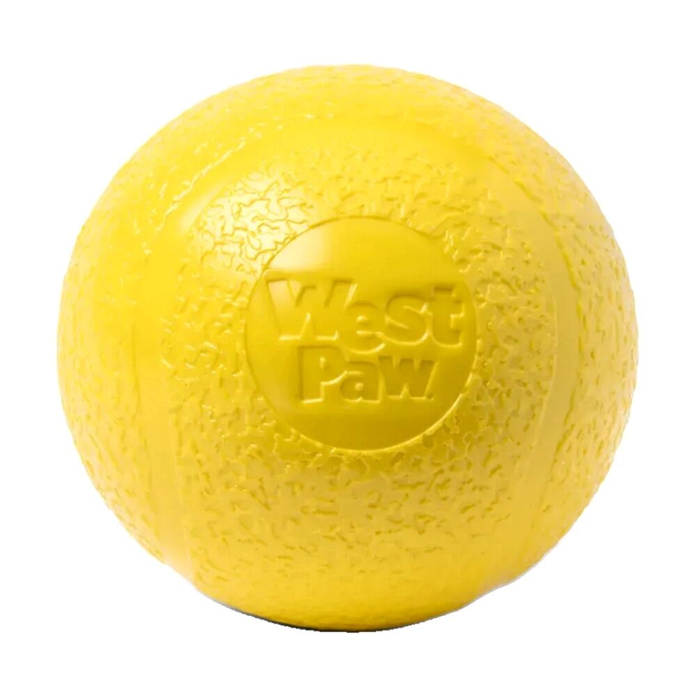 West Paw Large Dandelion Echo Boundr Pet Dog Ball Throwing Soft Chew Toy