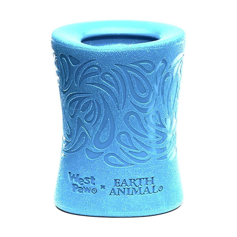 West Paw Marine Funnl Pet Dog Treat Dispenser Soft Chew Toy
