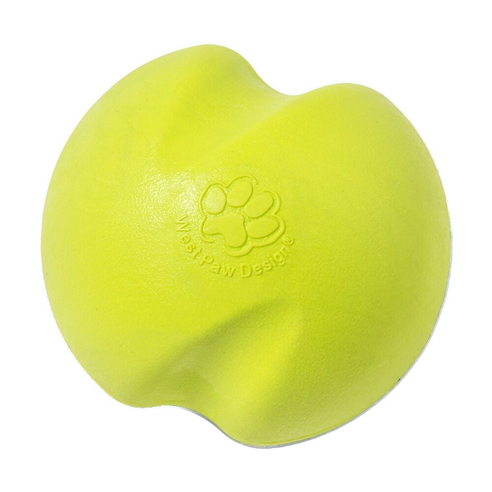 West Paw Granny Smith Jive Pet Dog Ball Throwing Soft Chew Toy — Small