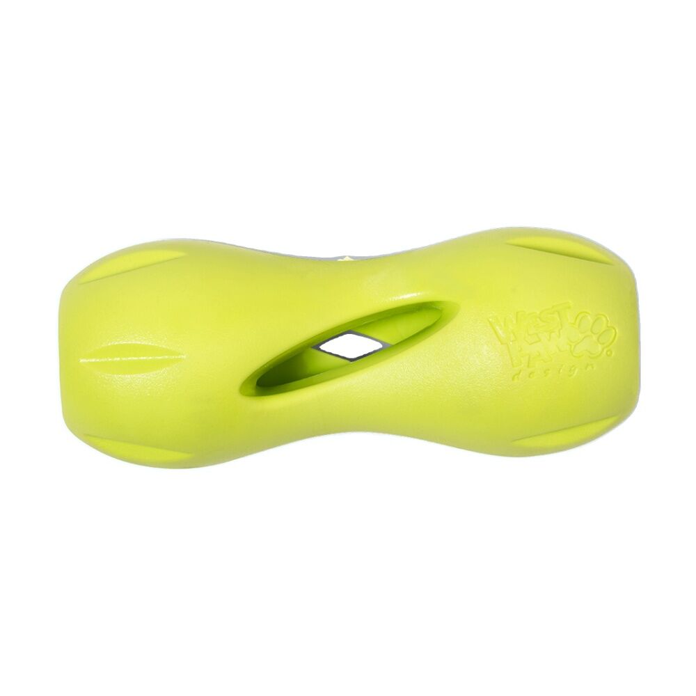 West Paw Qwizl Pet Dog Interactive Treat Dispenser Chew Toy Granny Smith