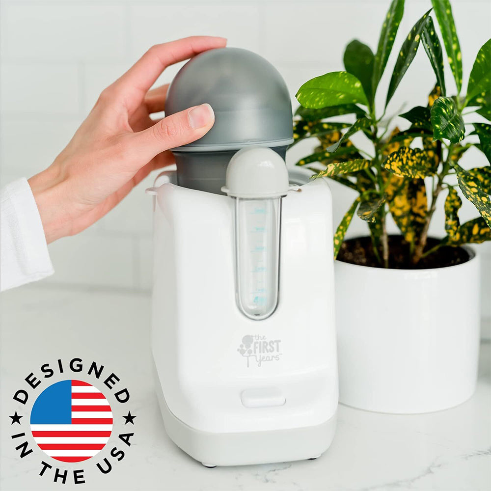 The First Years Quick Serve Baby Bottle Warmer With Pacifier Sanitizer — image 2