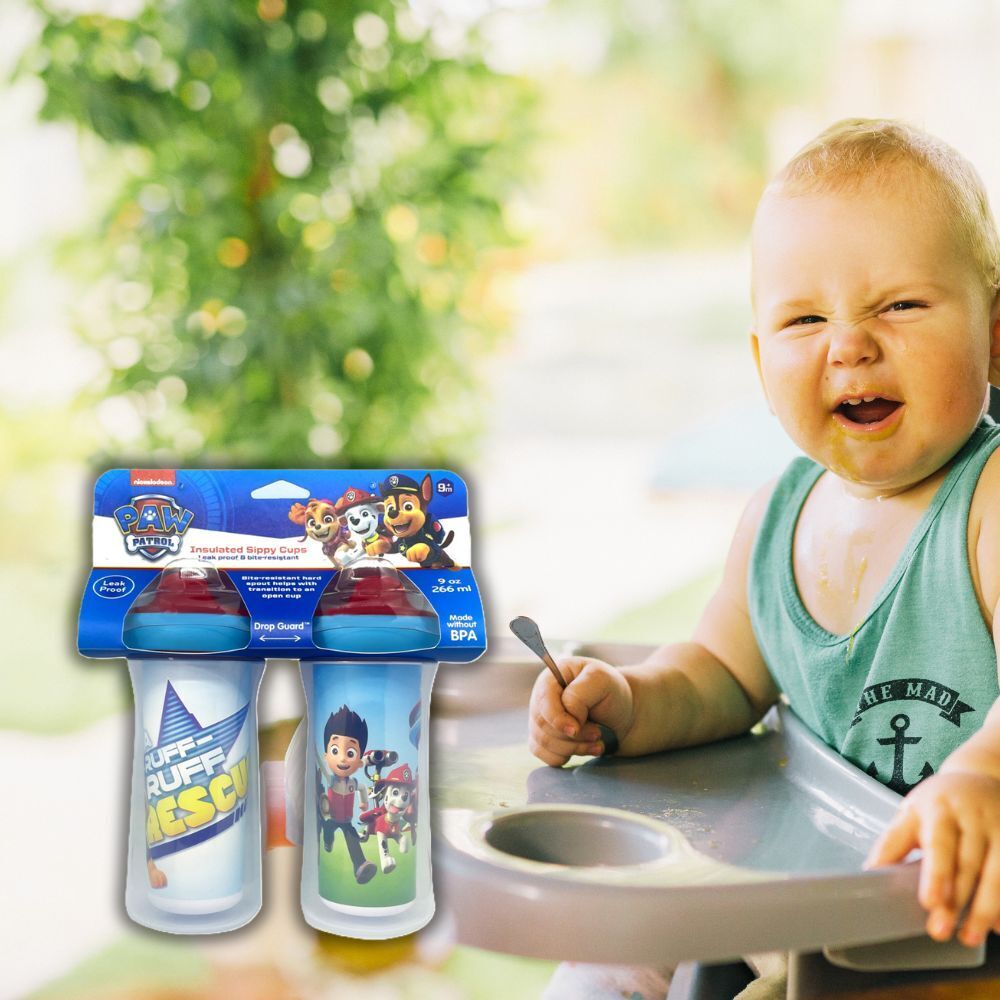 Paw Patrol Toddler/Children's Insulated Sippy Cup Set Kids 9m+ 9oz/266ml (2 Pieces) — image 2