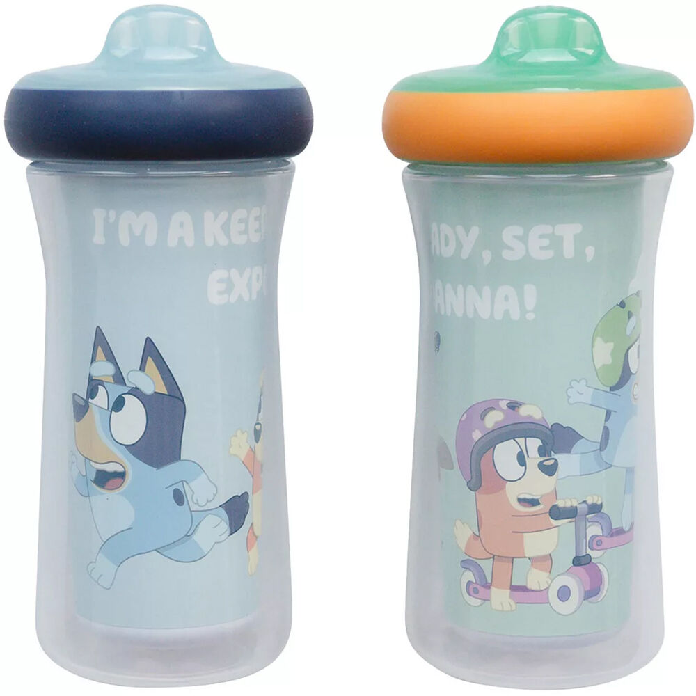 The First Years Bluey Insulated Sippy Cup w/DropGuard 266ml 1y+ (2 Pack) — image 2