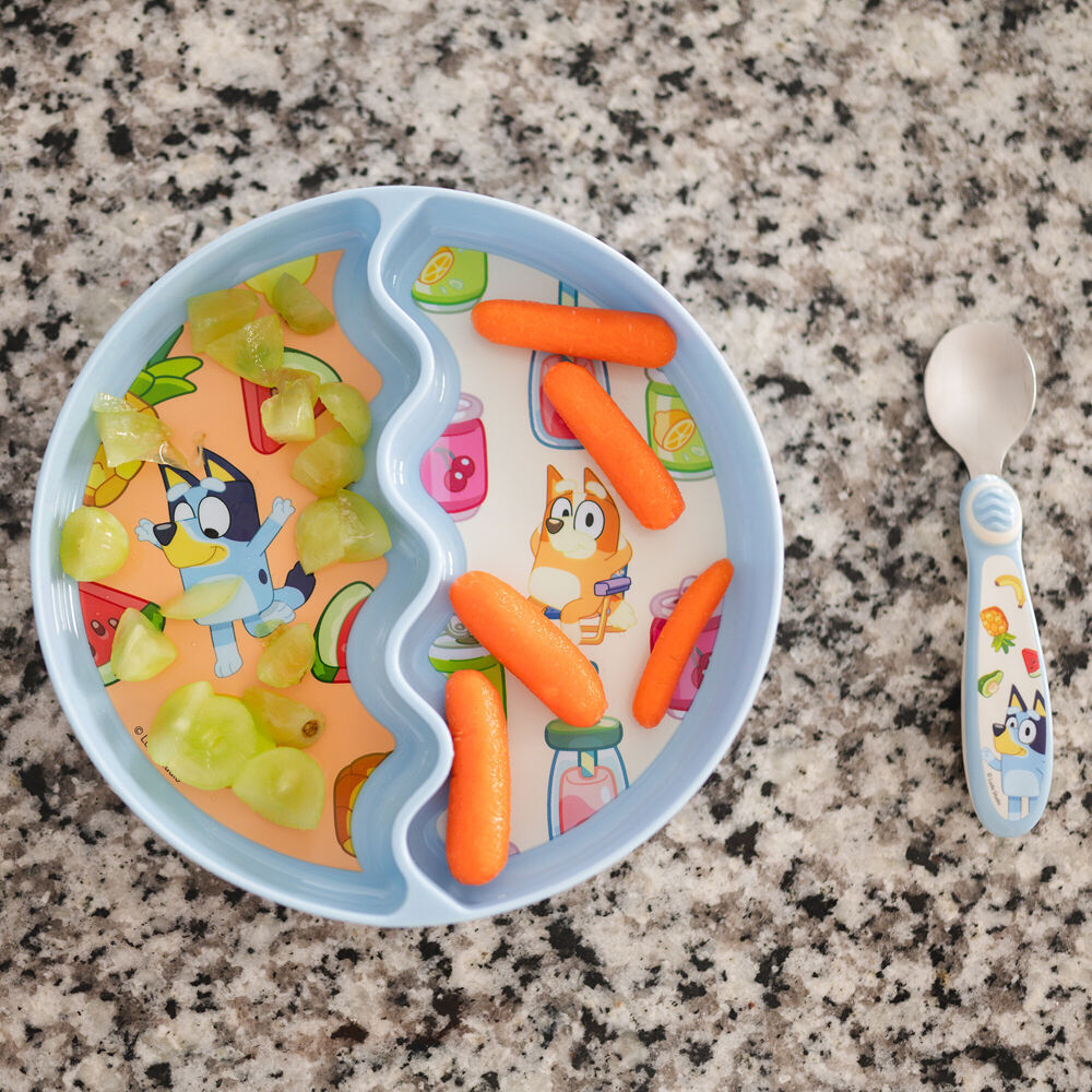 The First Years 3pc The First Years Bluey Toddler Feeding Set w/Bowl Plate Spoon 9m+ (2 Pack) — image 5