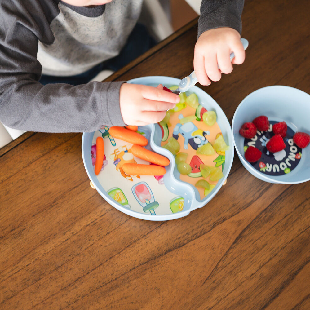 The First Years 3pc The First Years Bluey Toddler Feeding Set w/Bowl Plate Spoon 9m+ (2 Pack) — image 6