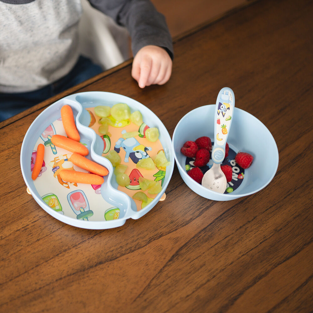 The First Years 3pc The First Years Bluey Toddler Feeding Set w/Bowl Plate Spoon 9m+ (2 Pack) — image 7