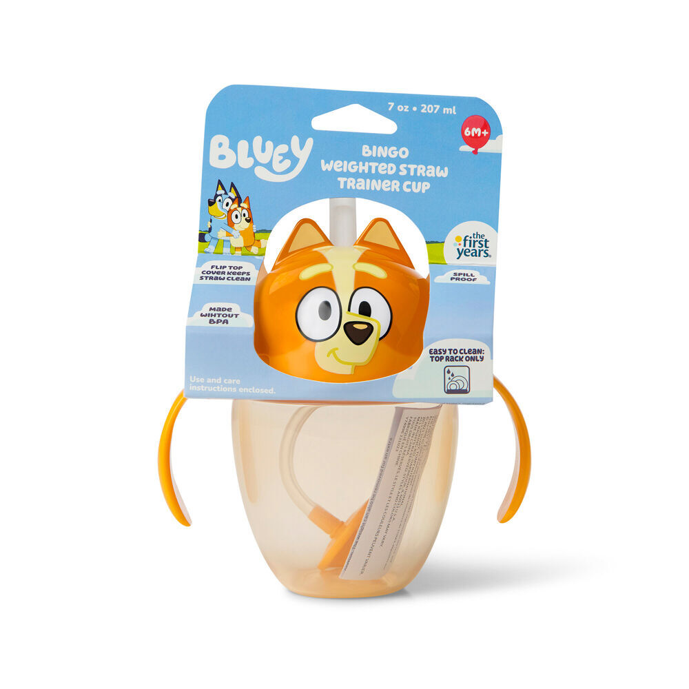 The First Years Bingo Weighted Straw Trainer/Sippy Cup 207ml 6 Months+ (2 Pack) — image 2