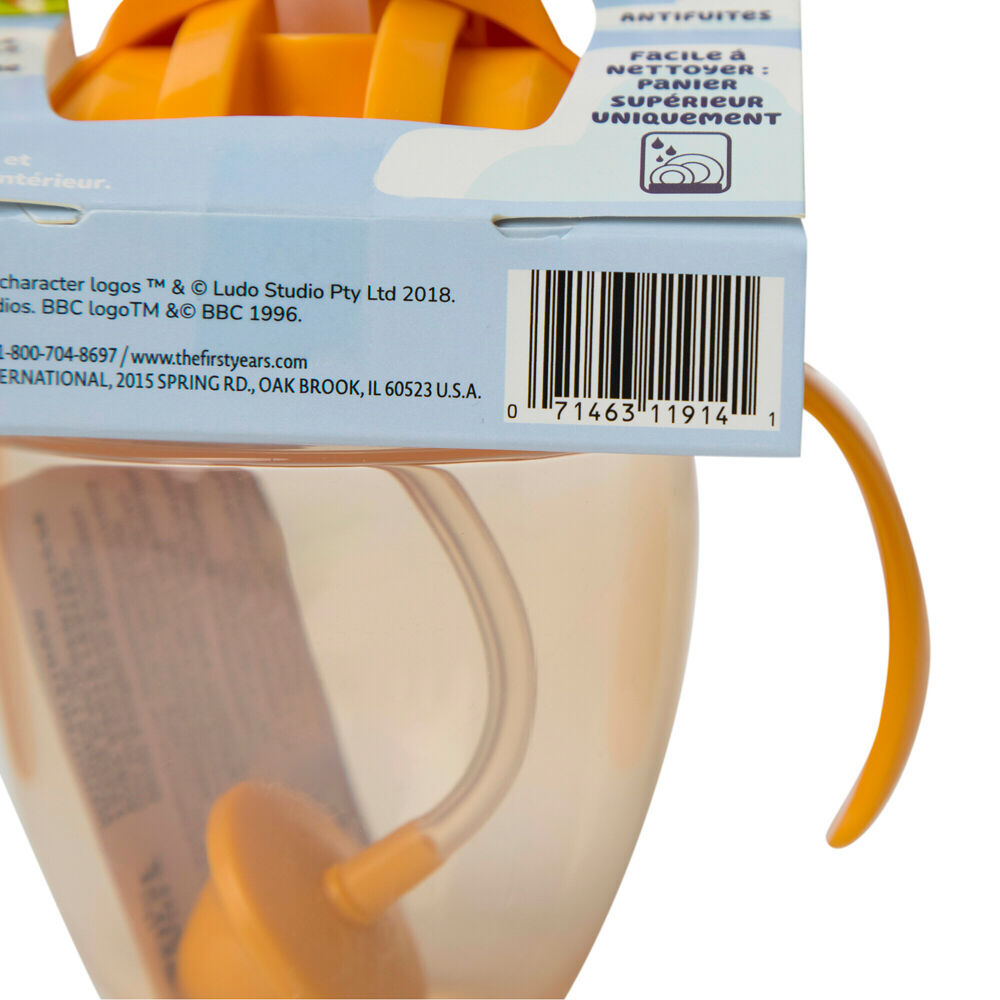 The First Years Bingo Weighted Straw Trainer/Sippy Cup 207ml 6 Months+ (2 Pack) — image 4