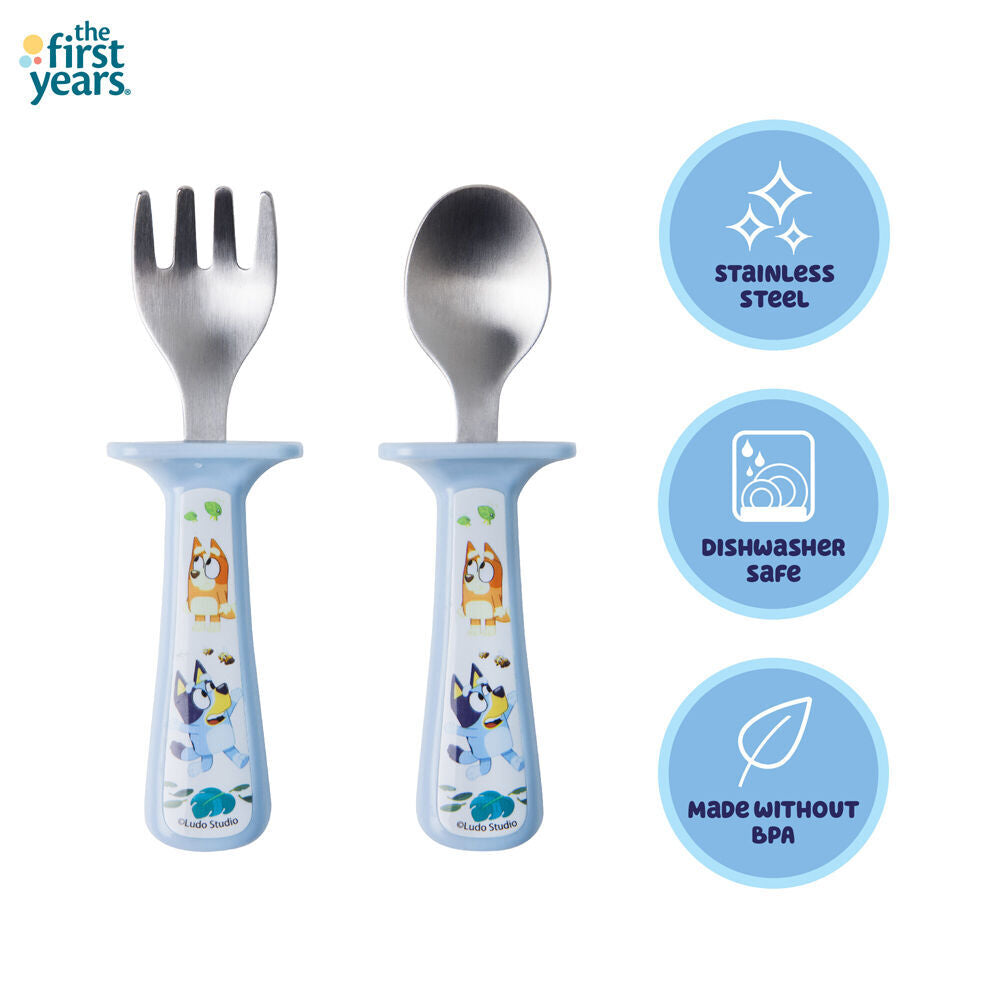 The First Years 2PK The First Years Bluey Toddler Utensils Set w/Spoon and Fork 9m+ (3 Pack) — image 6