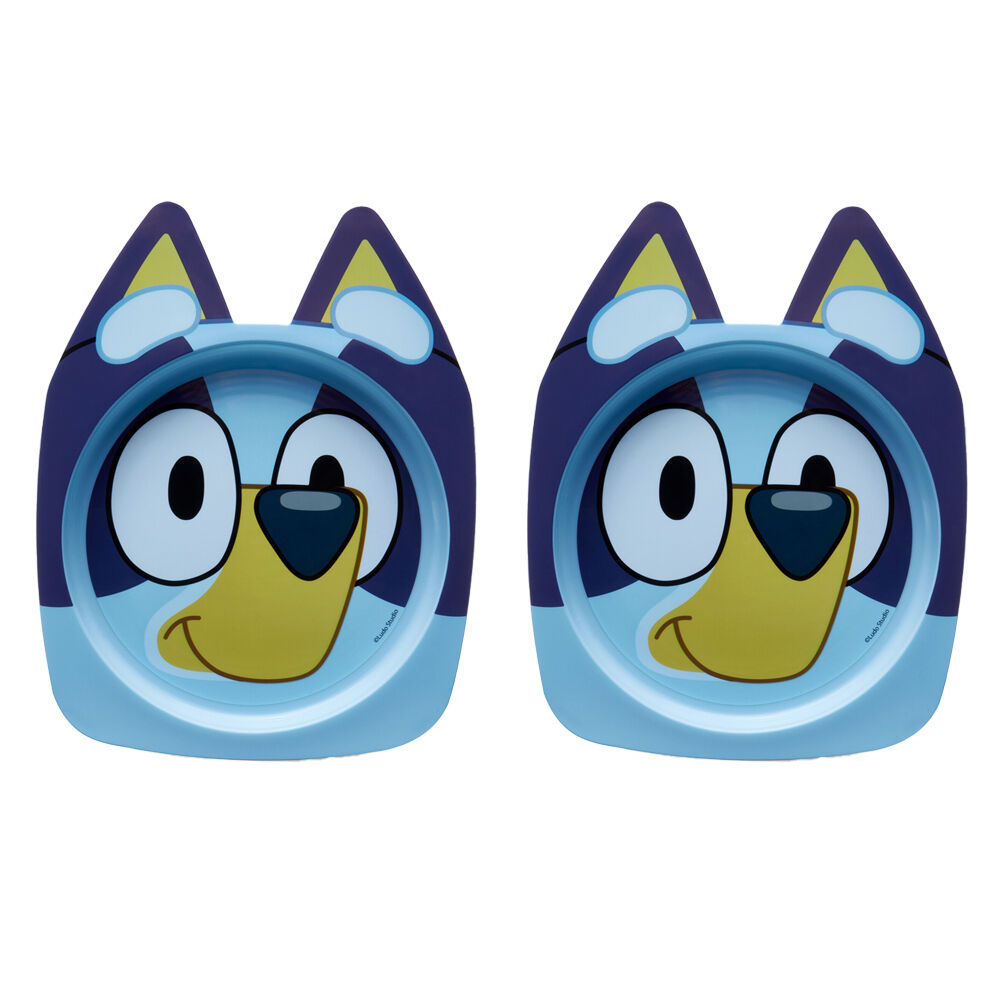 The First Years Bluey Character Children's Plate with Suction Base 6m+ (2 Pack)