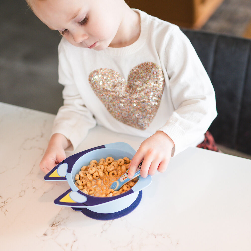 The First Years Bluey Character Children's Bowl with Suction Base 6m+ (2 Pack) — image 7