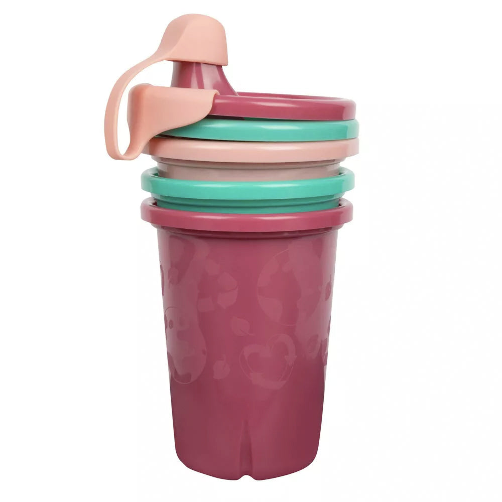 Green Grown 10oz/296ml Spill Proof Sippy/Drinking Cups Kids 9m+ Assorted (6 Pieces) — image 5