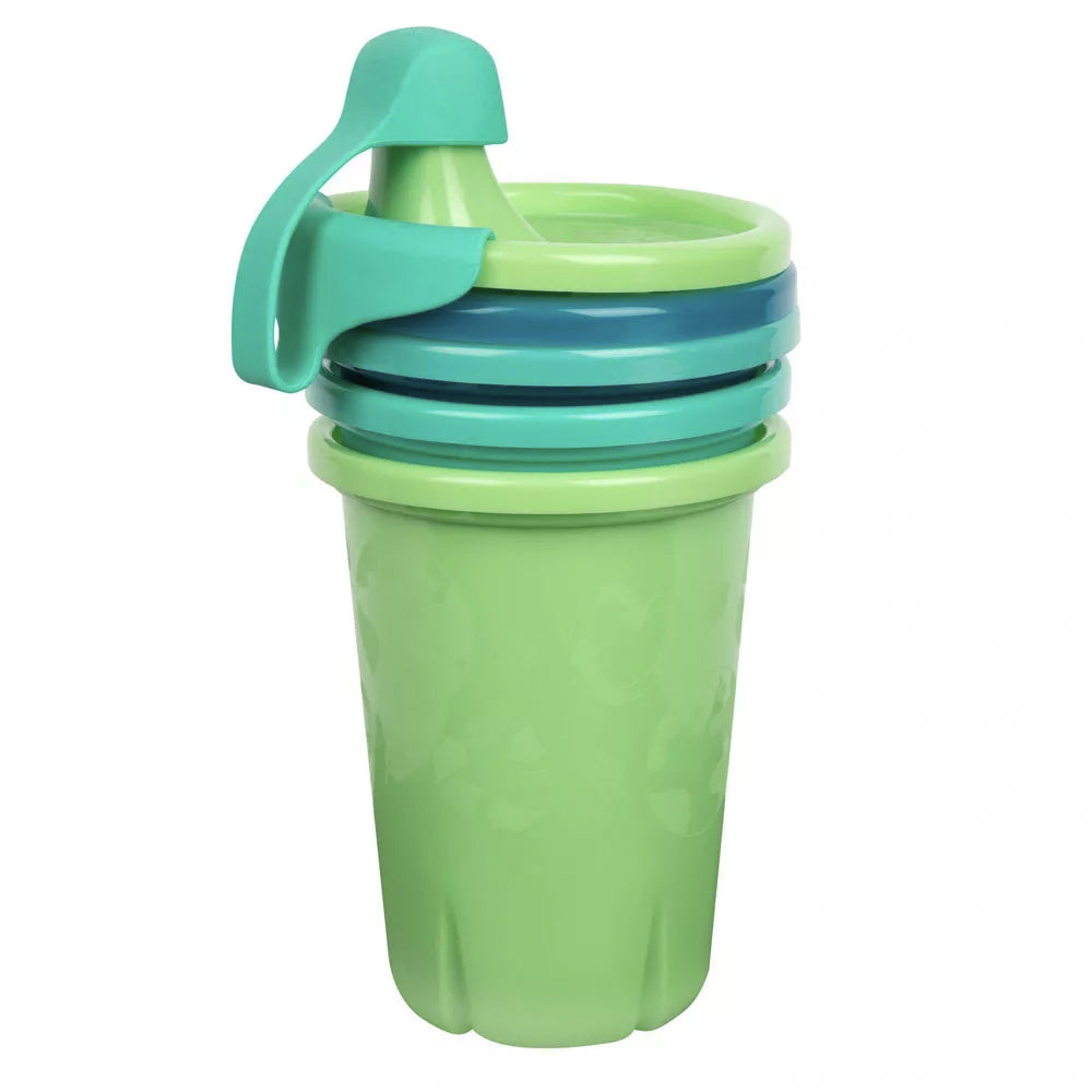 Green Grown 10oz/296ml Spill Proof Sippy/Drinking Cups Kids 9m+ Assorted (6 Pieces) — image 4